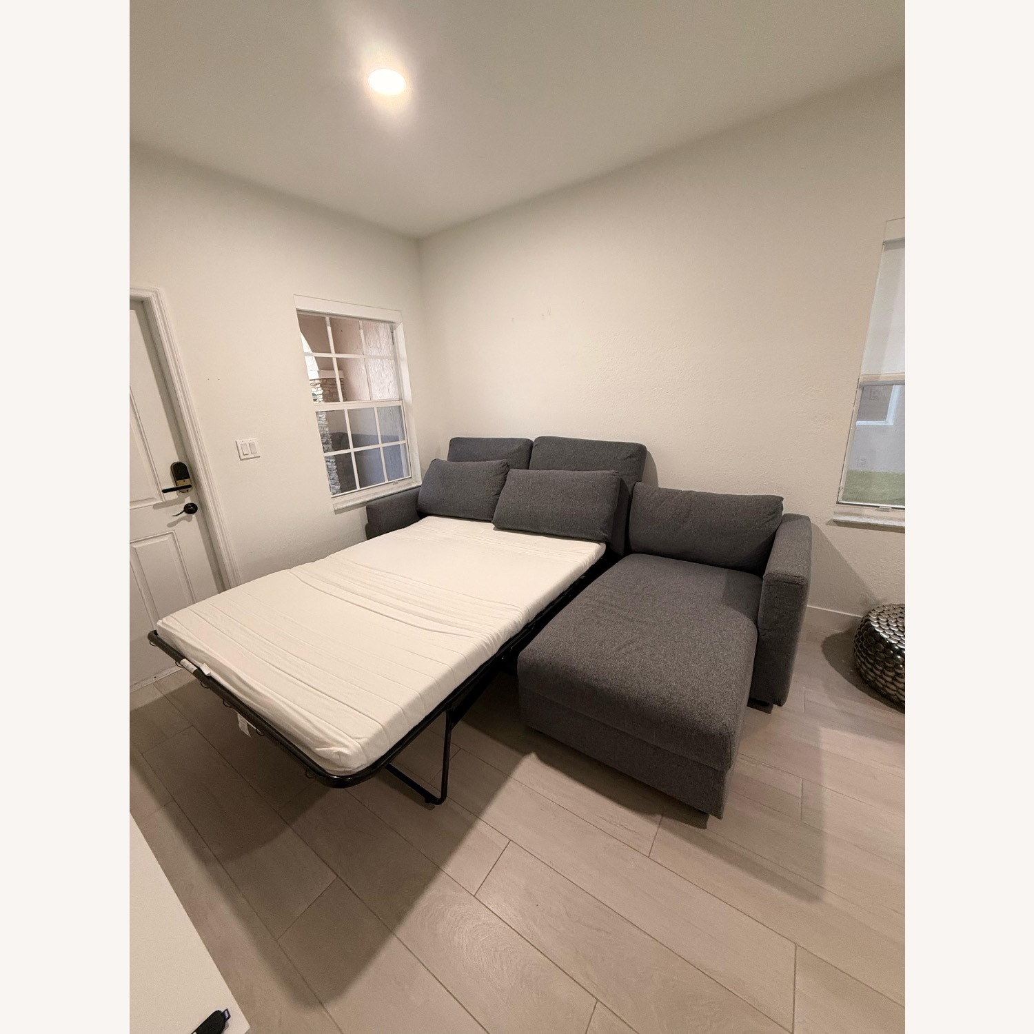 IKEA FINNALA Sofa Bed Light Gray 2 Piece Sectional - image-17