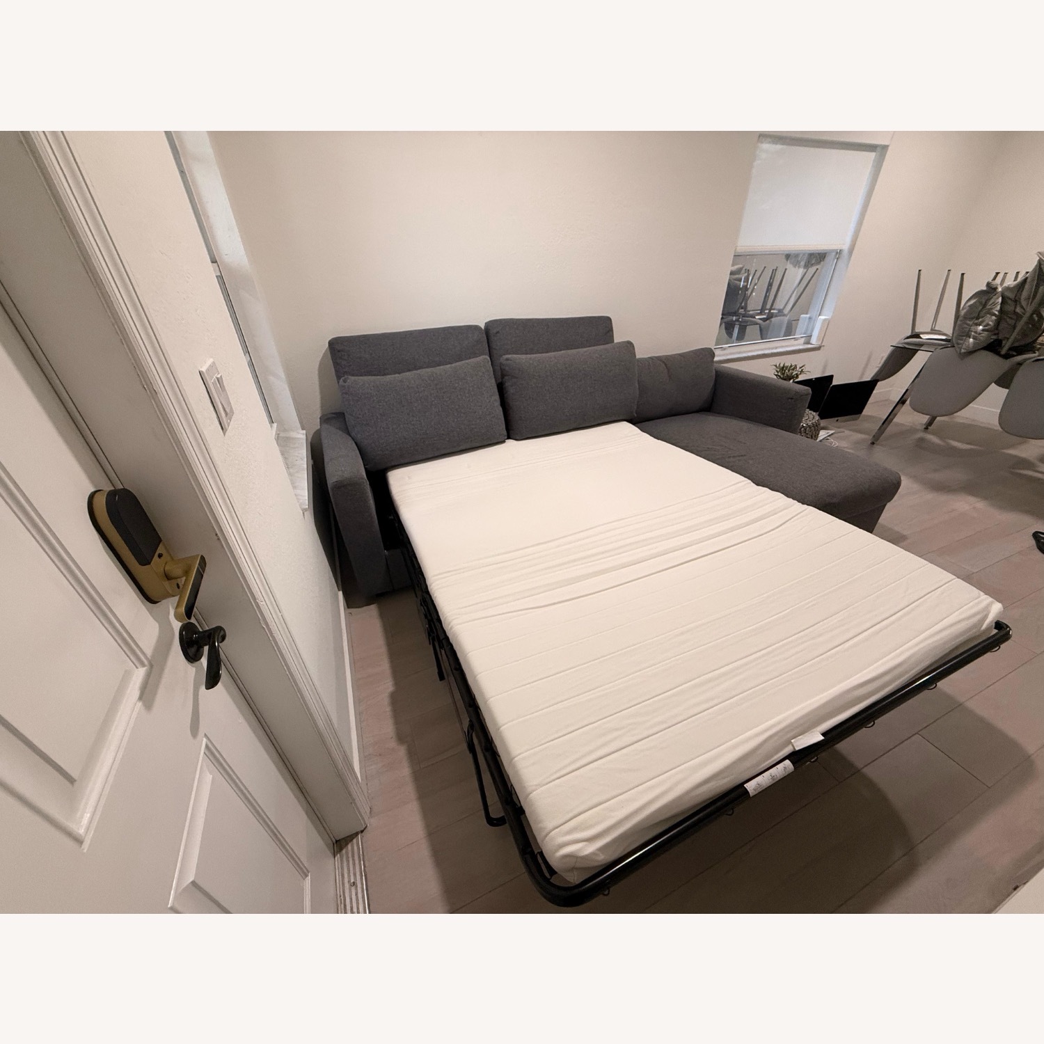 IKEA FINNALA Sofa Bed Light Gray 2 Piece Sectional - image-6