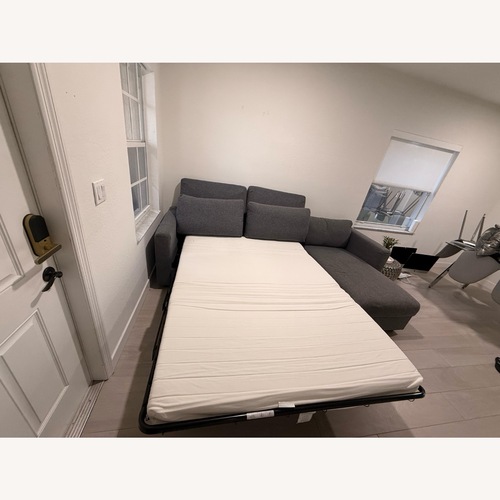 Used IKEA FINNALA Sofa Bed Light Gray 2 Piece Sectional for sale on AptDeco