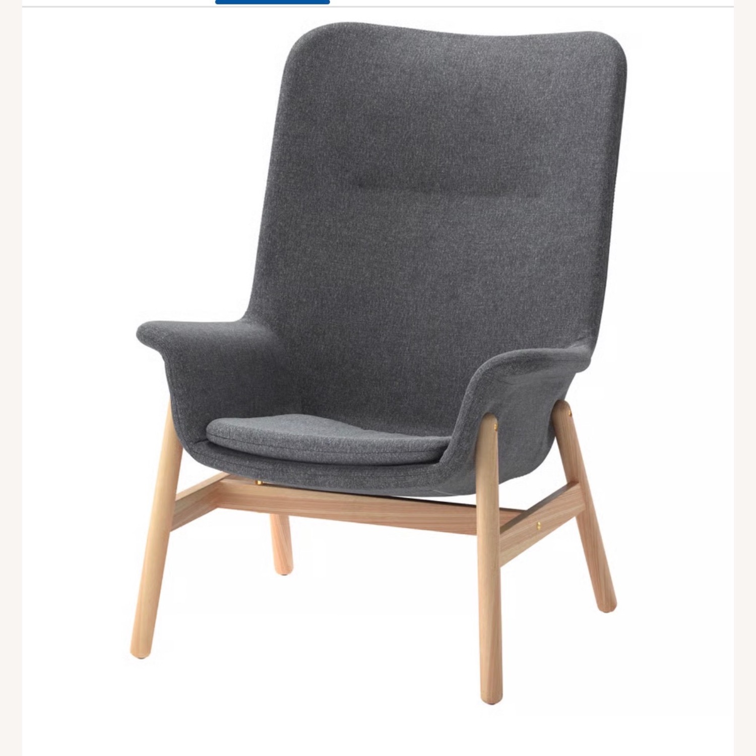 IKEA VEDBO High Back Armchair Gunnar’s Dark Gray  - image-7