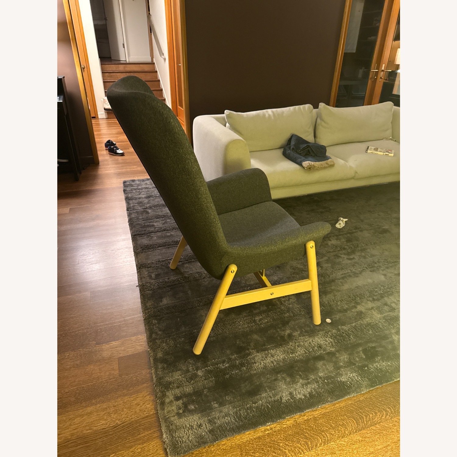 IKEA VEDBO High Back Armchair Gunnar’s Dark Gray  - image-5