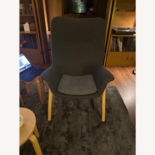 Used IKEA VEDBO High Back Armchair Gunnar’s Dark Gray  for sale on AptDeco