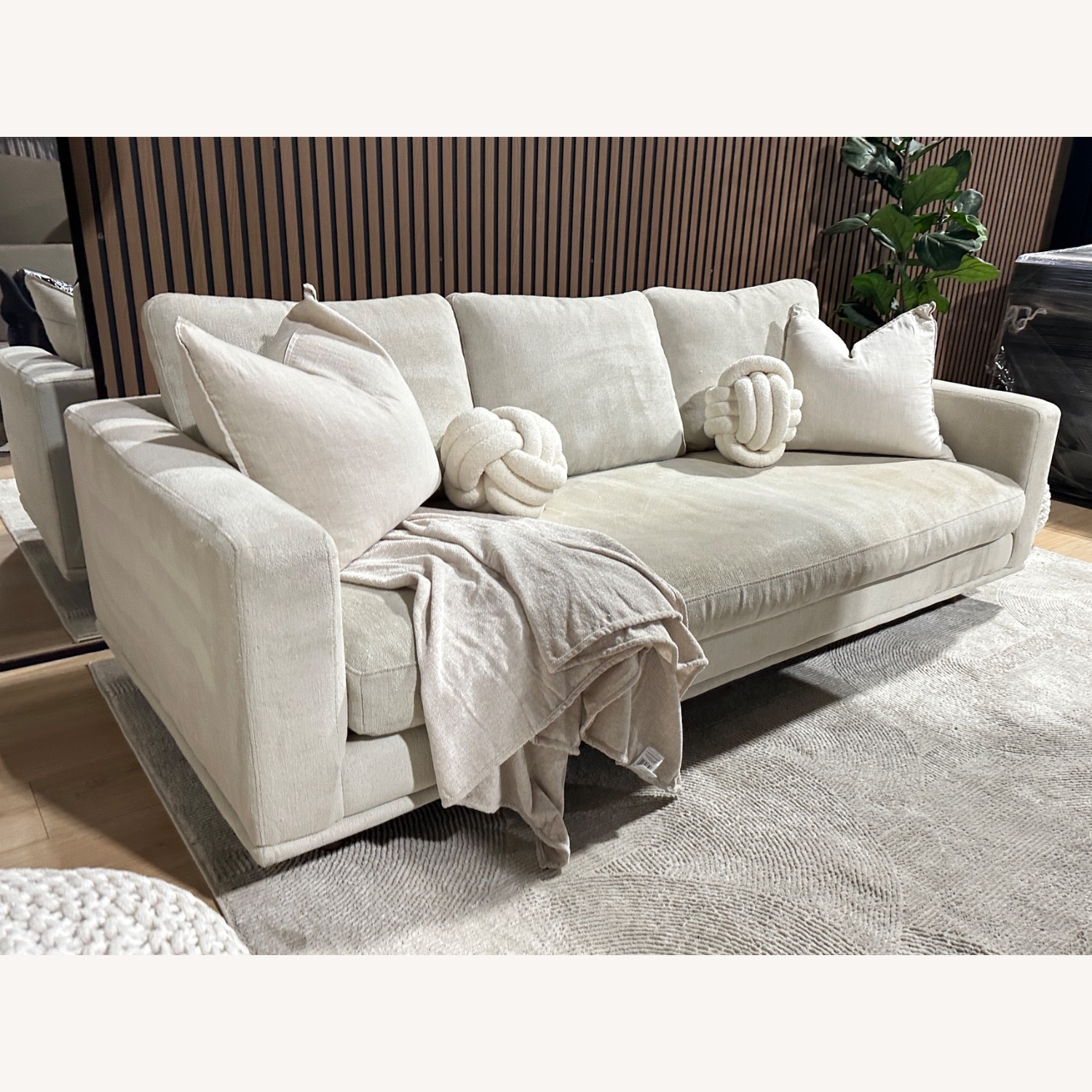 Four Hands Dom 85” Sofa Ivory - image-5