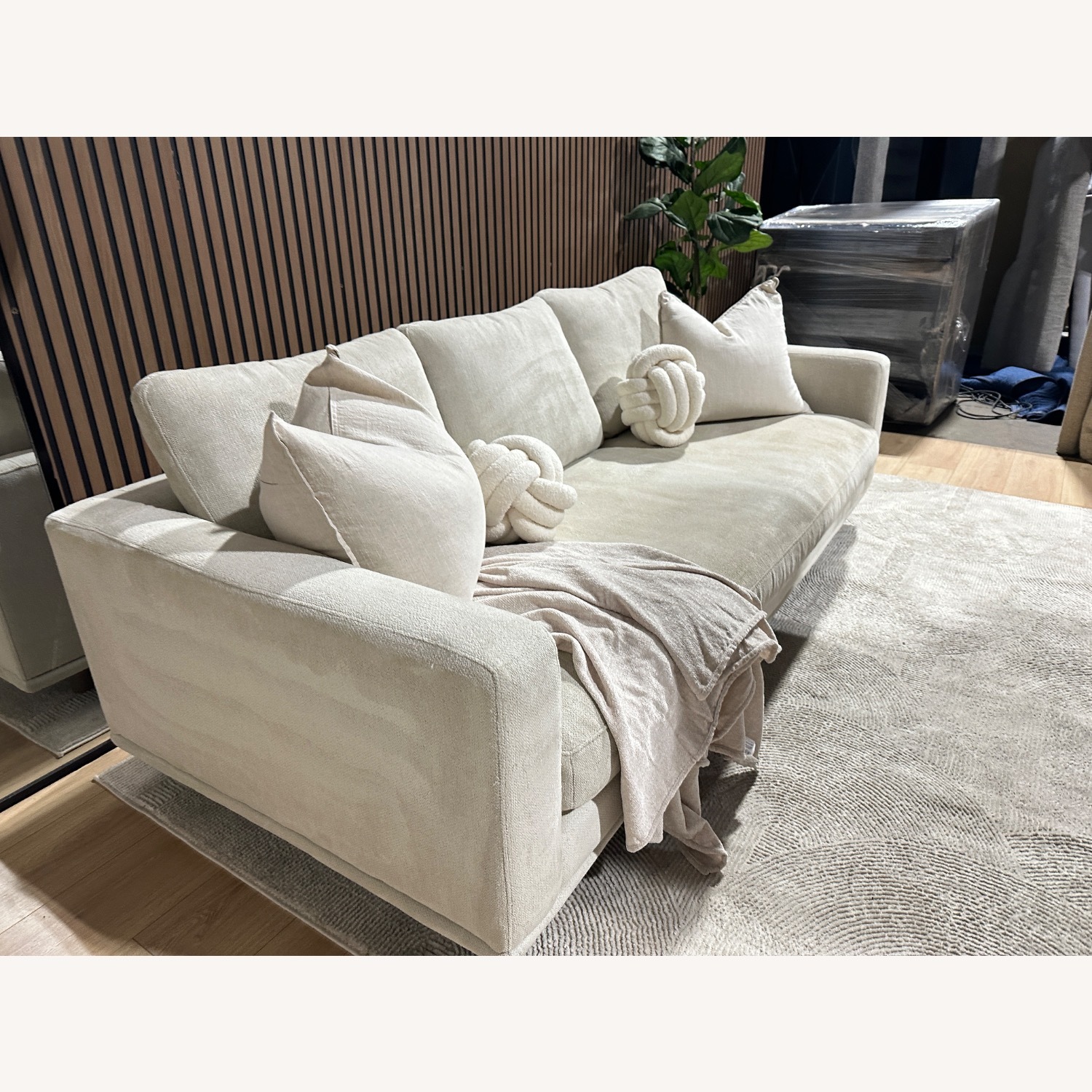 Four Hands Dom 85” Sofa Ivory - image-6