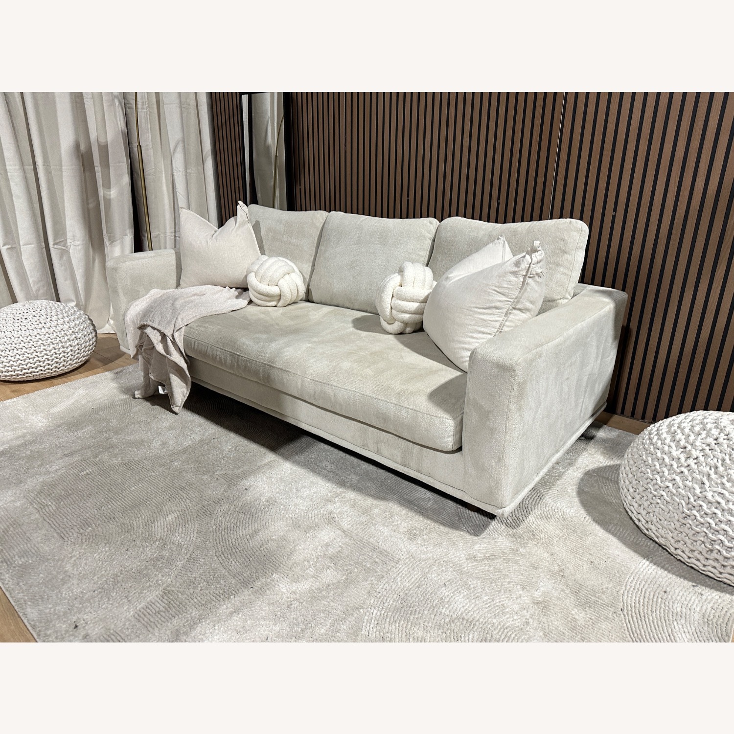 Four Hands Dom 85” Sofa Ivory - image-7