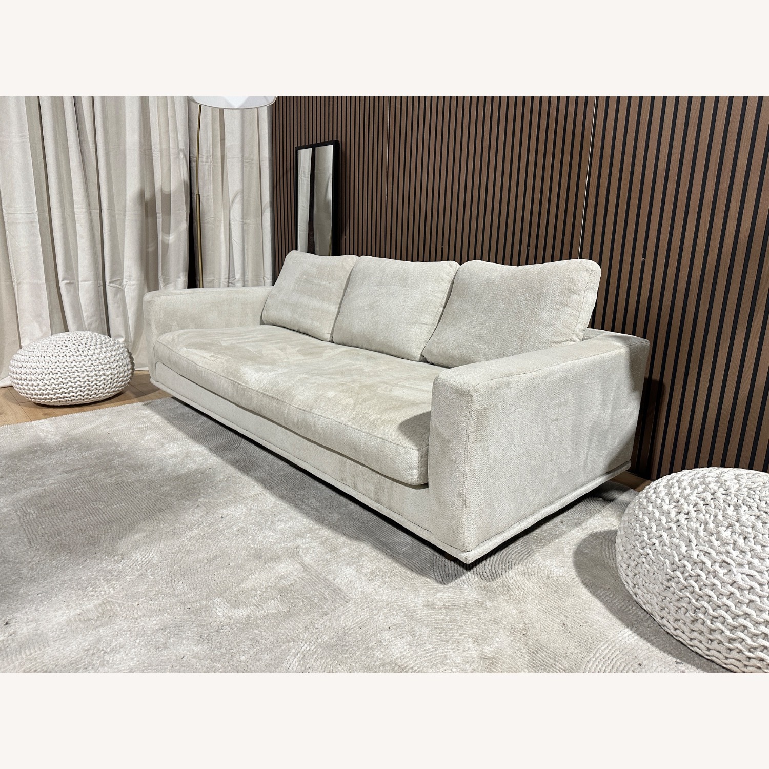Four Hands Dom 85” Sofa Ivory - image-1