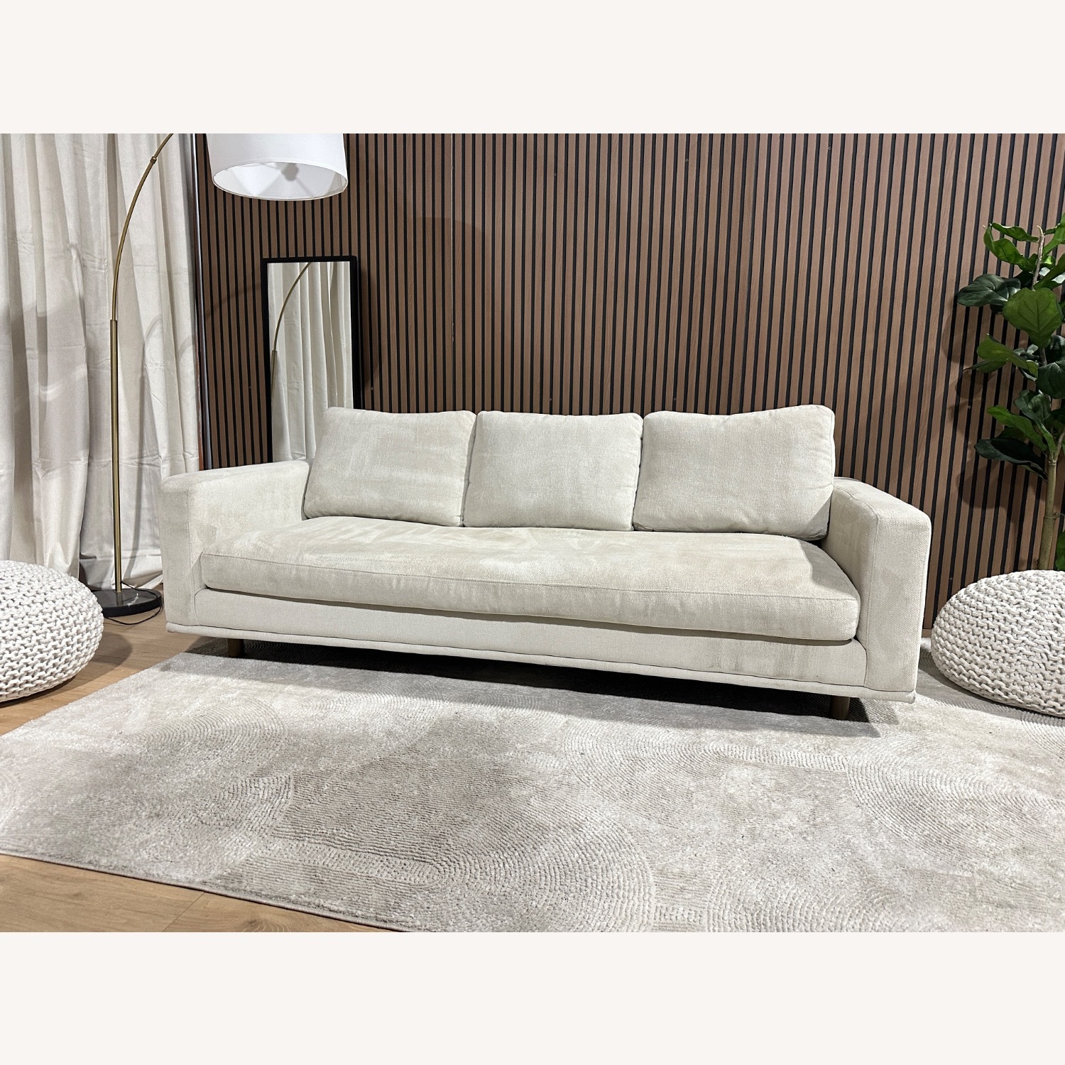 Four Hands Dom 85” Sofa Ivory - image-10