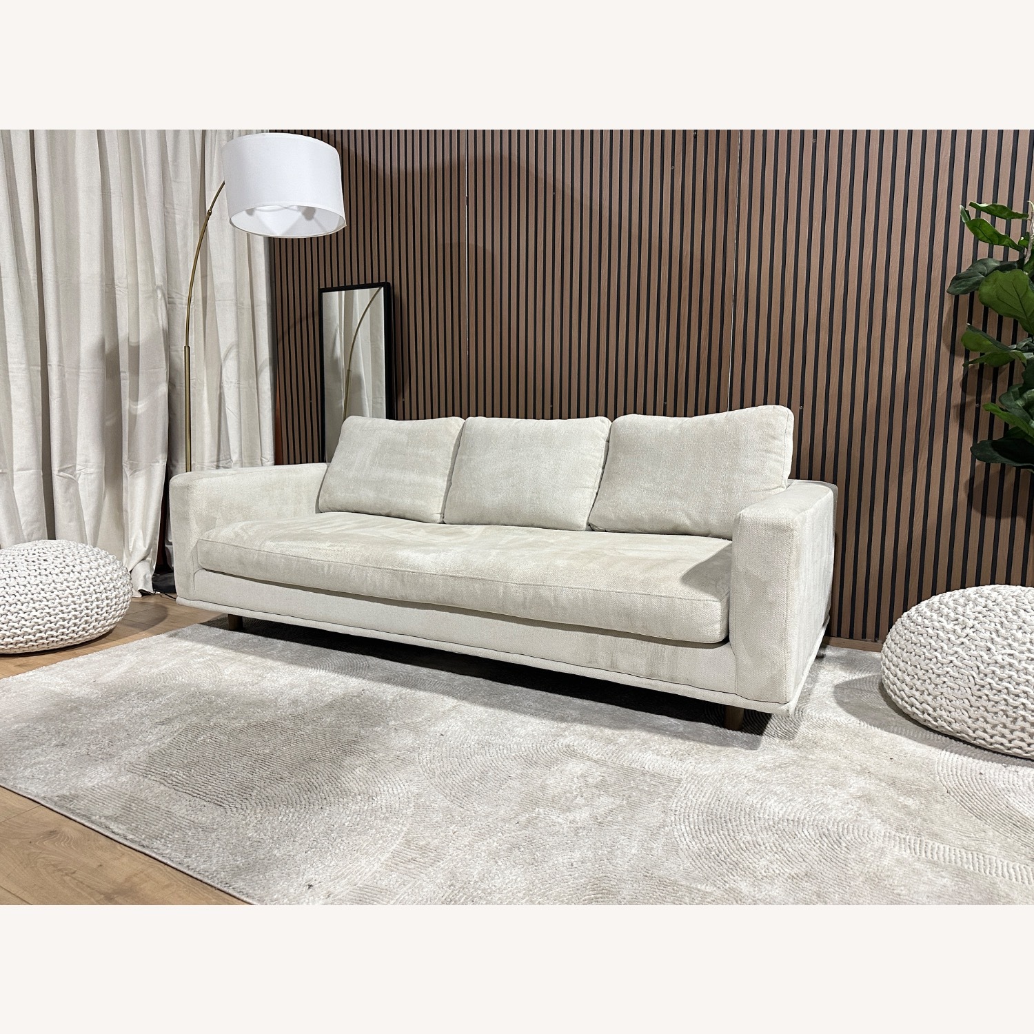 Four Hands Dom 85” Sofa Ivory - image-2