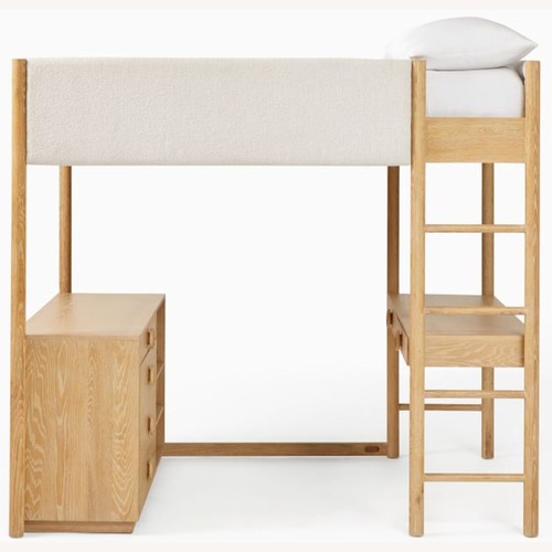 Used West Elm Bunk/Loft Bed Set with Desk and Dresser for sale on AptDeco