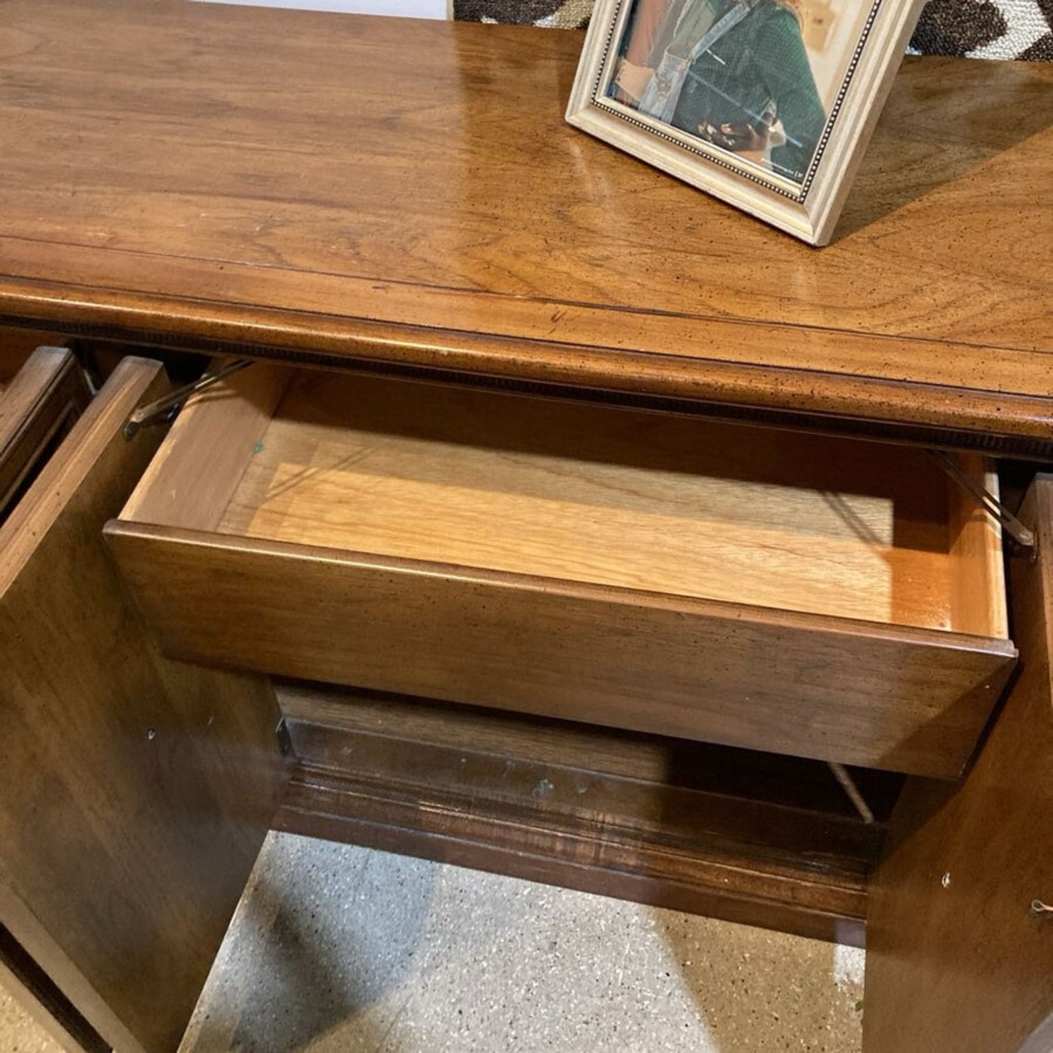 Mid-Century Solid Wood 4-Door Credenza - image-8