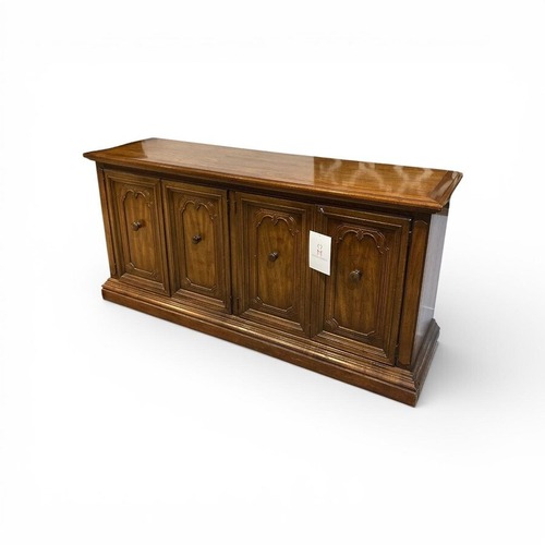 Used Mid-Century Solid Wood 4-Door Credenza for sale on AptDeco