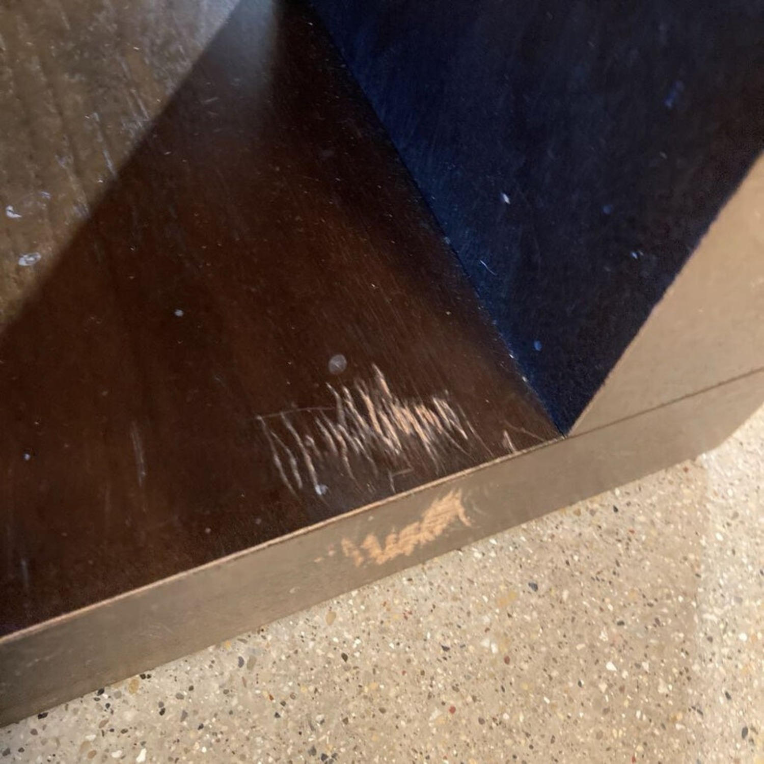 Oversized Rectangular Tiered Wood Coffee Table - image-6