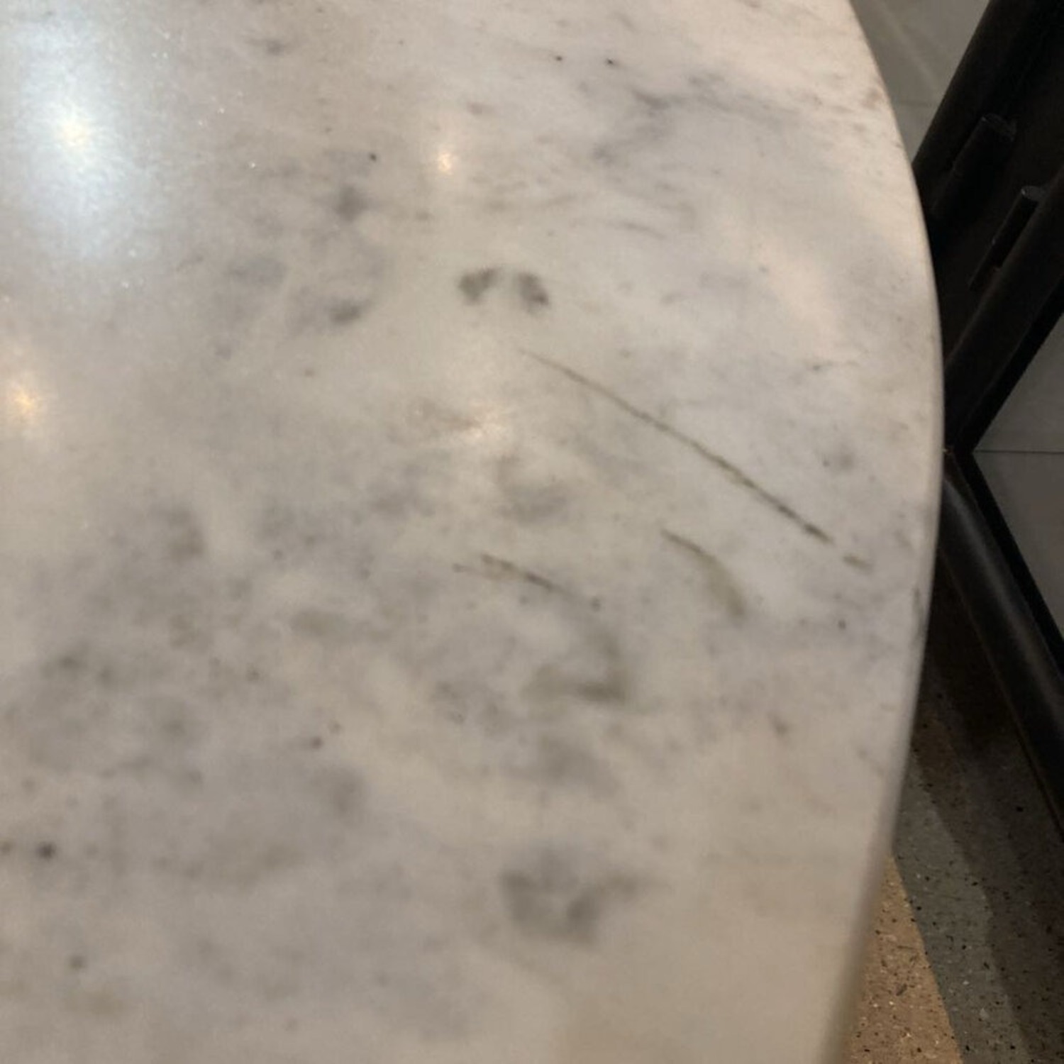 Four Hands Naomi Brass & Marble Coffee Table - image-8