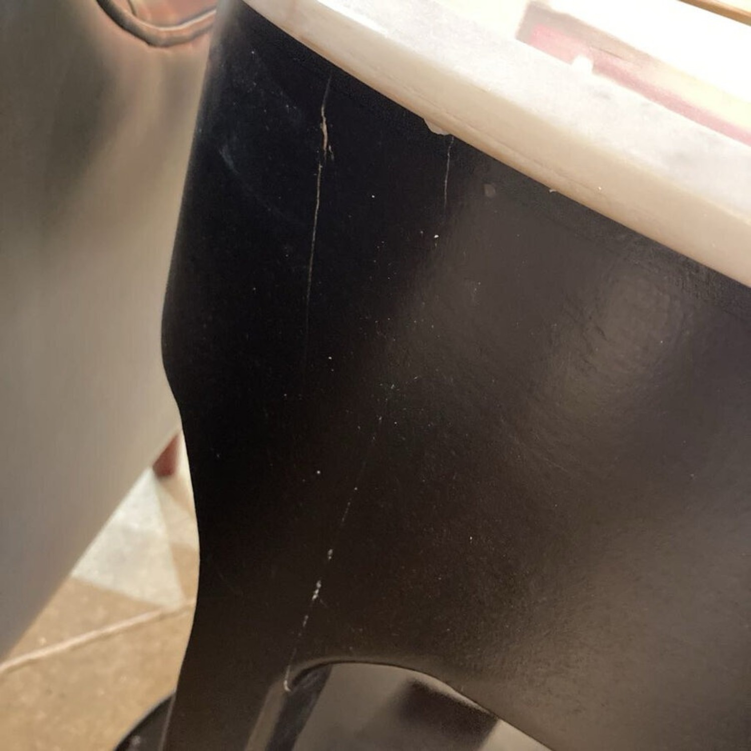 Ellen Marble Top Single Drawer Nightstand - image-9