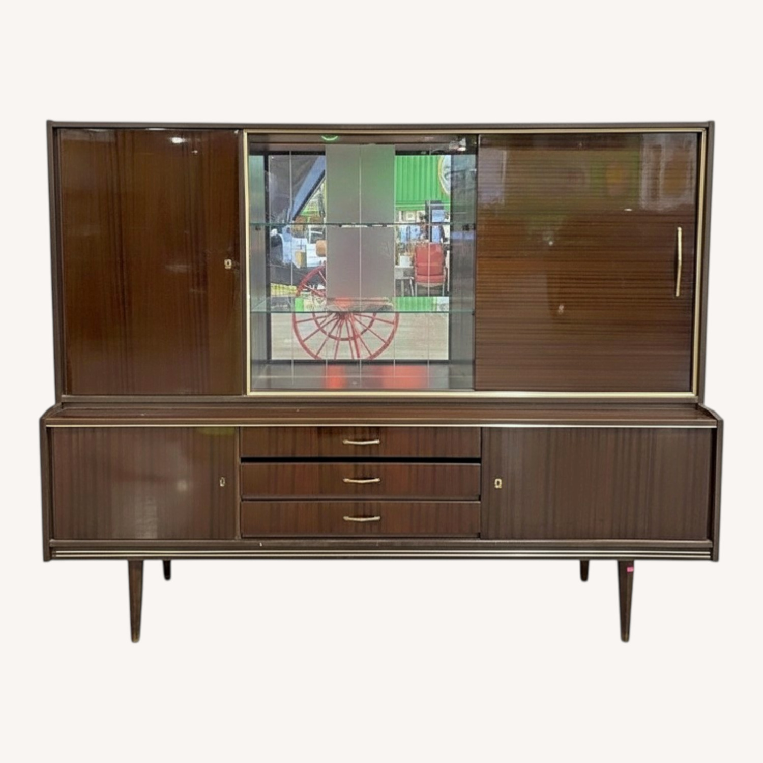 Mid-Century German Munker-Modell Bar Cabinet - image-0