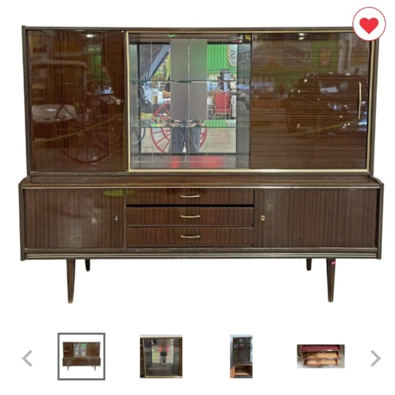 Mid-Century German Munker-Modell Bar Cabinet - image-5