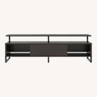 Ameriwood Industries Black Wood Media Storage