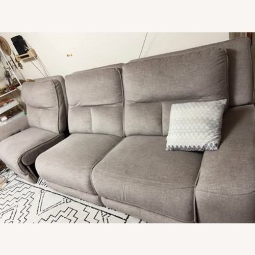 Used Light Gray Fabric 3+ Piece Sectional for sale on AptDeco