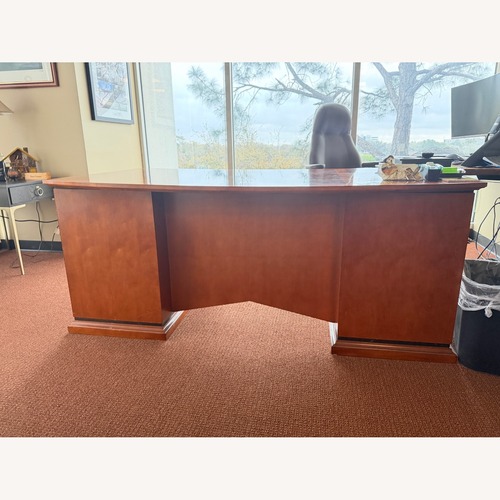 Used Traditional Solid Cherry Executive Desk for sale on AptDeco