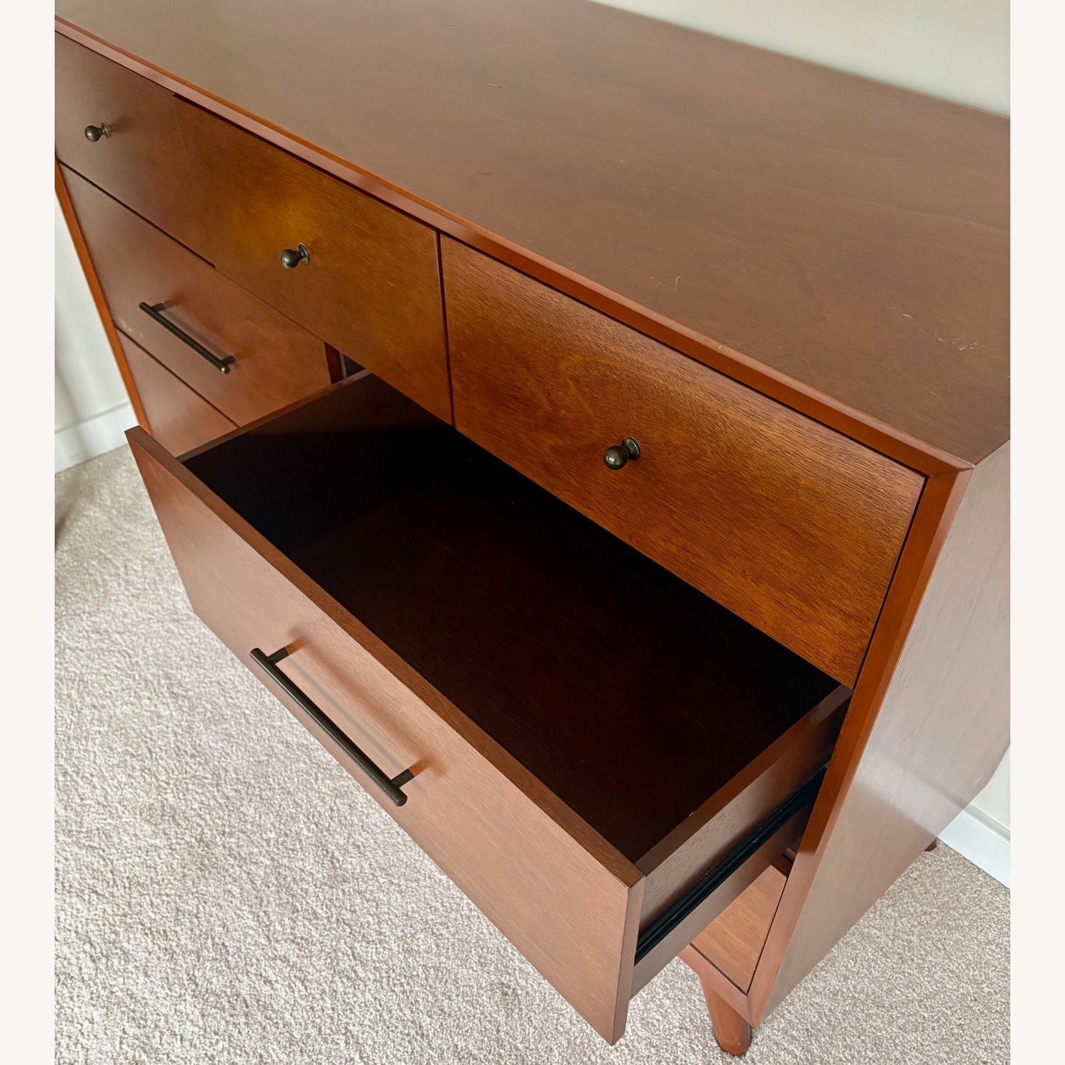 Wayfair Allmodern Chestnut Wood Dresser - image-5