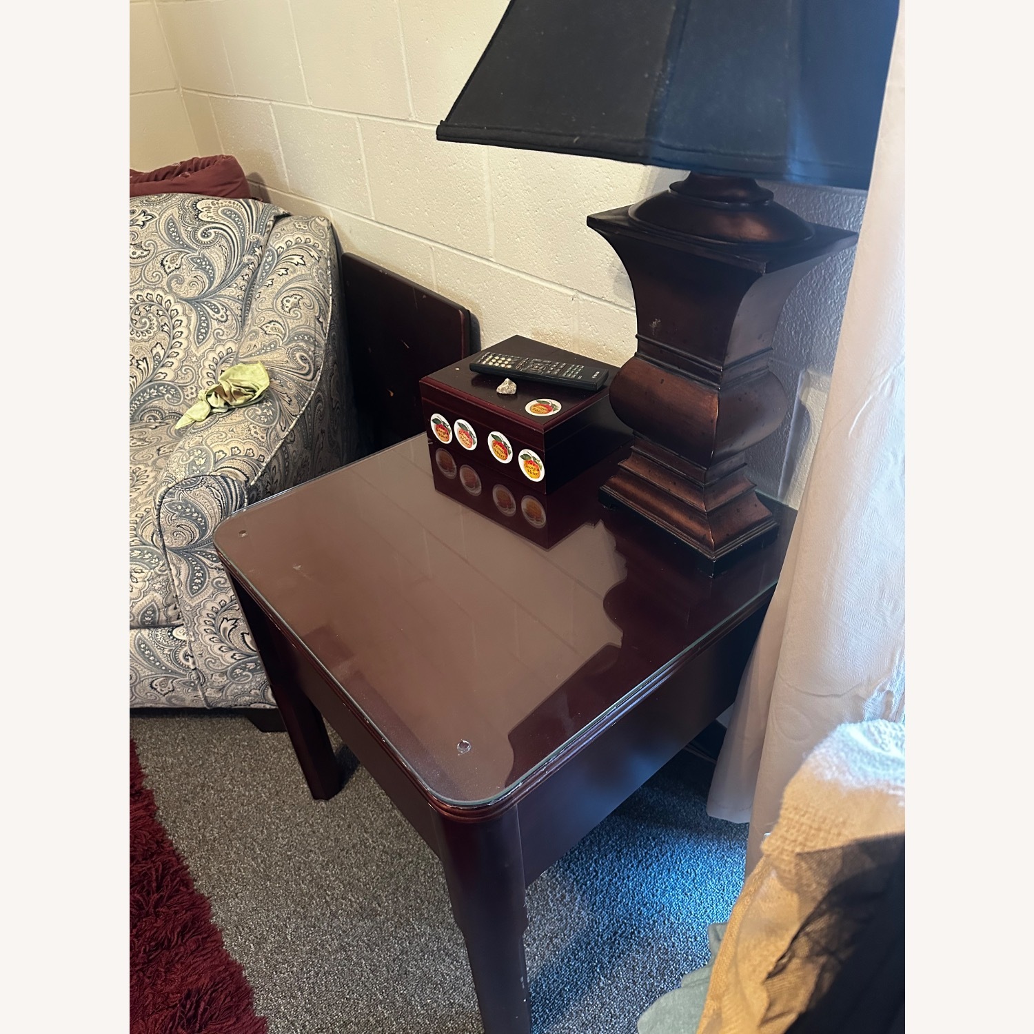 White Fabric Kitchen Island/Side Tables Set - image-12