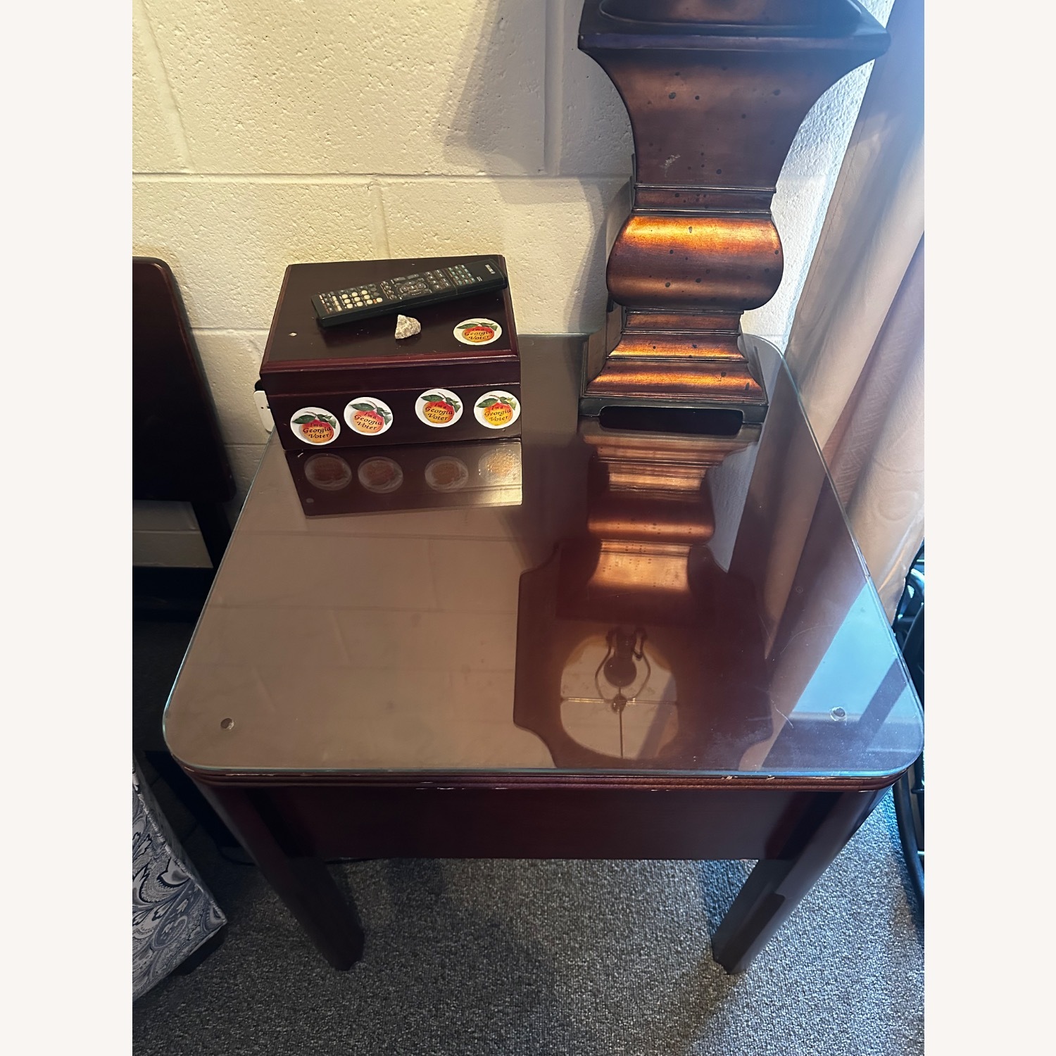 White Fabric Kitchen Island/Side Tables Set - image-11