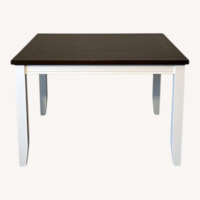 White Fabric Kitchen Island/Side Tables Set 