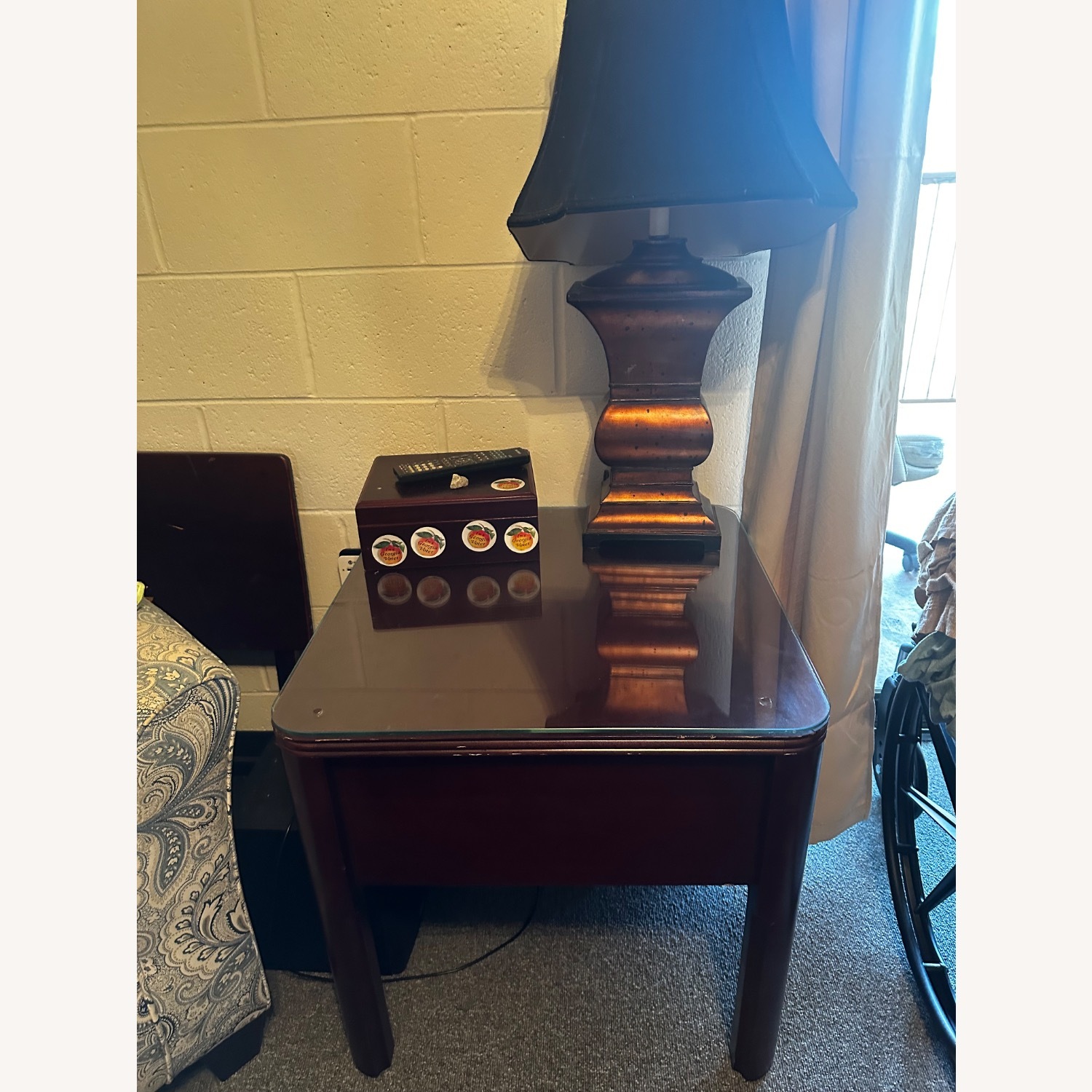 White Fabric Kitchen Island/Side Tables Set - image-8