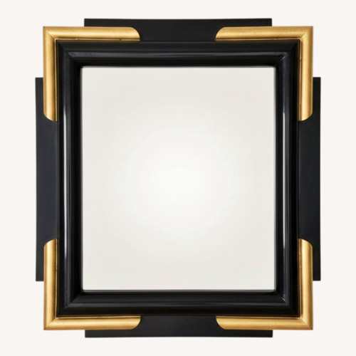 Used Large Art Deco Wooden Antique Mirror for sale on AptDeco