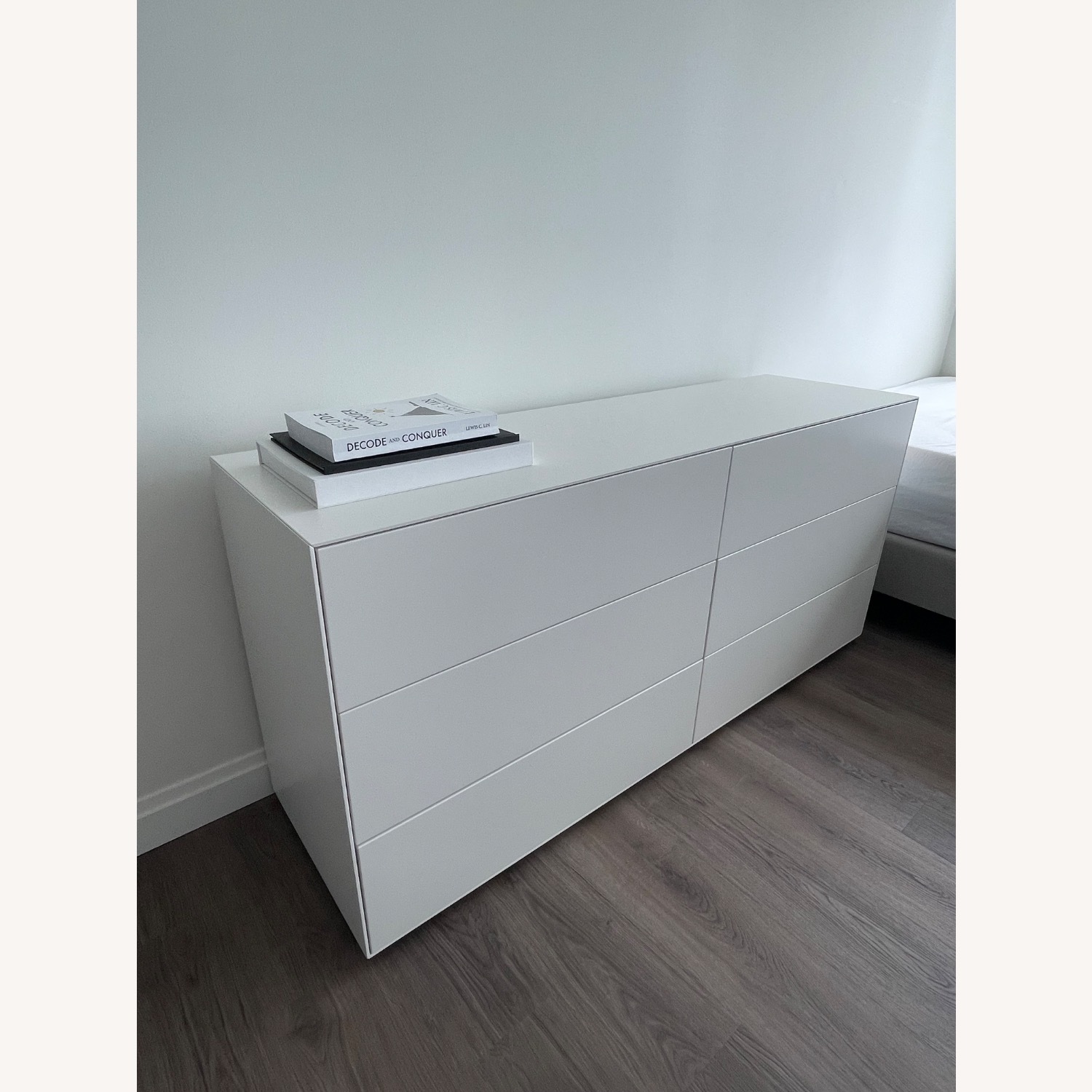 Design Within Reach Lauki White Lacquer Dresser - image-3