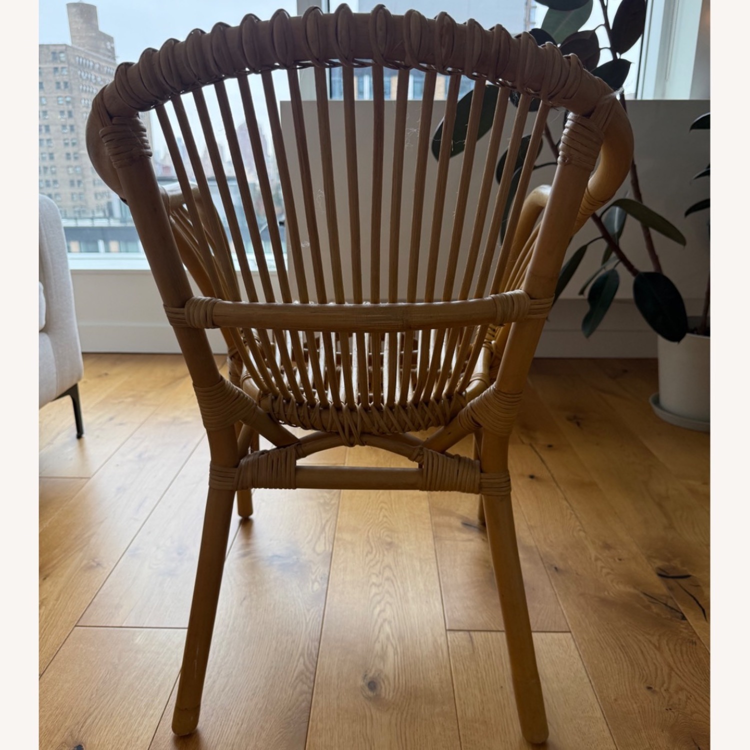 Anthropologie Vintage Pari Rattan Accent Chair - image-3