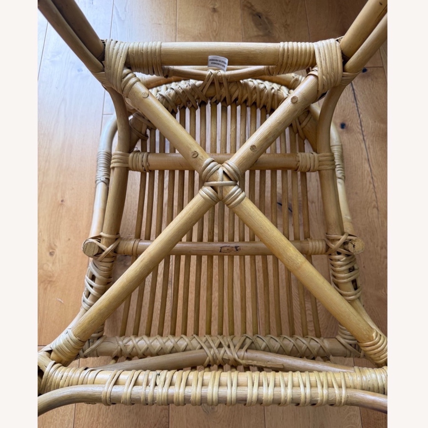 Anthropologie Vintage Pari Rattan Accent Chair - image-4