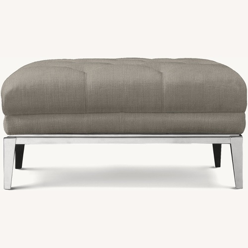 Used Restoration Hardware Italia Chesterfield Ottoman for sale on AptDeco