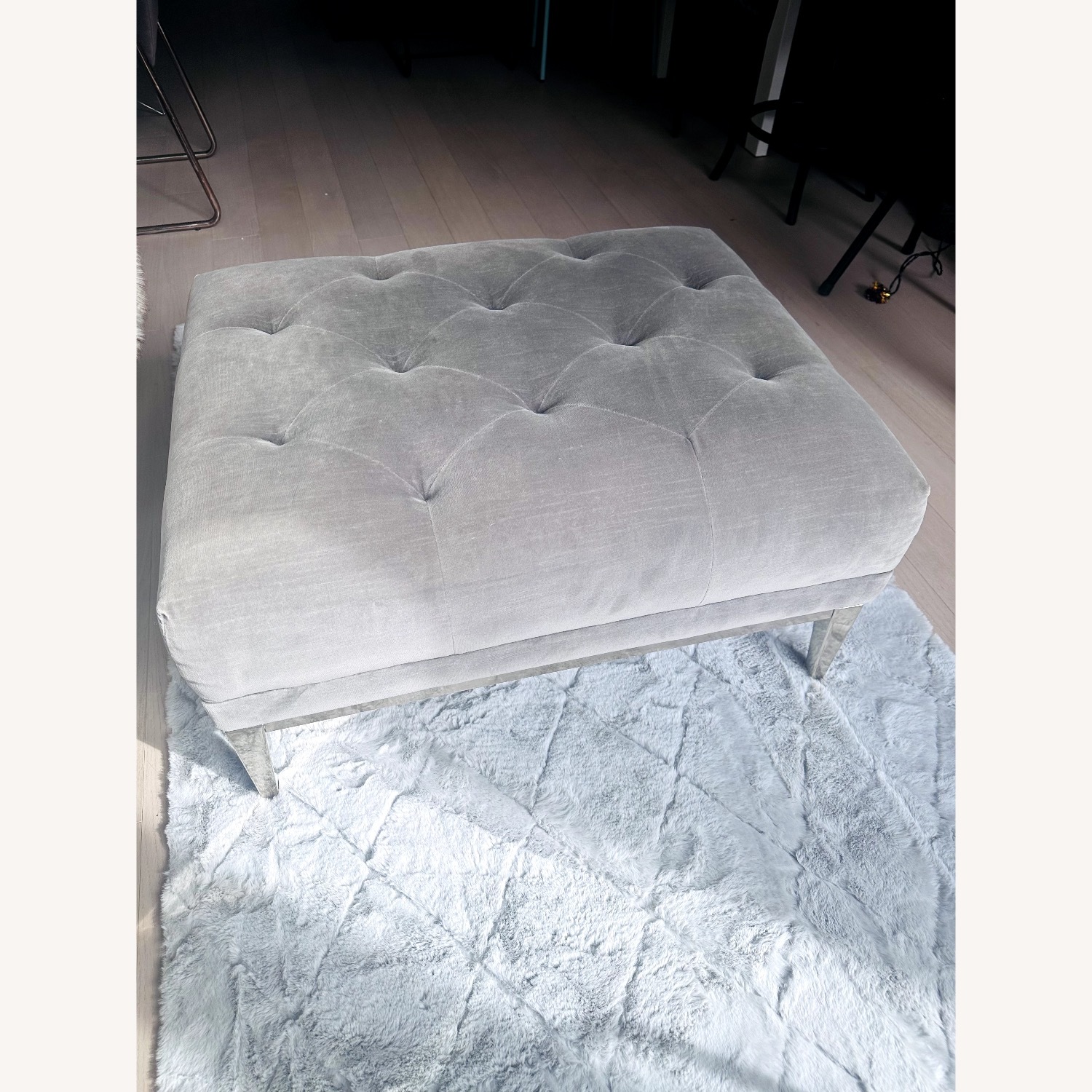 Restoration Hardware Italia Chesterfield Ottoman - image-2