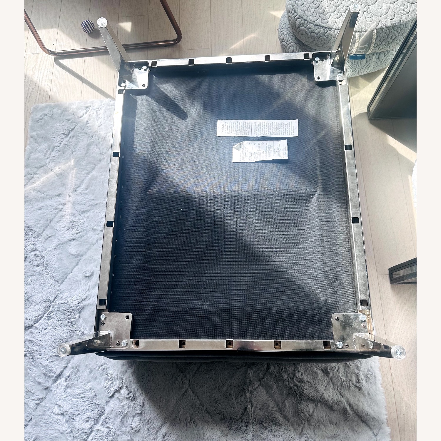 Restoration Hardware Italia Chesterfield Ottoman - image-5