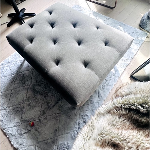 Used Restoration Hardware Italia Chesterfield Ottoman for sale on AptDeco