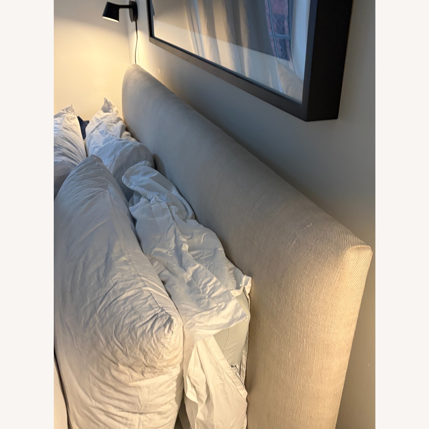 Restoration Hardware Lawson Panel Nontufted Fabric Bed - image-4