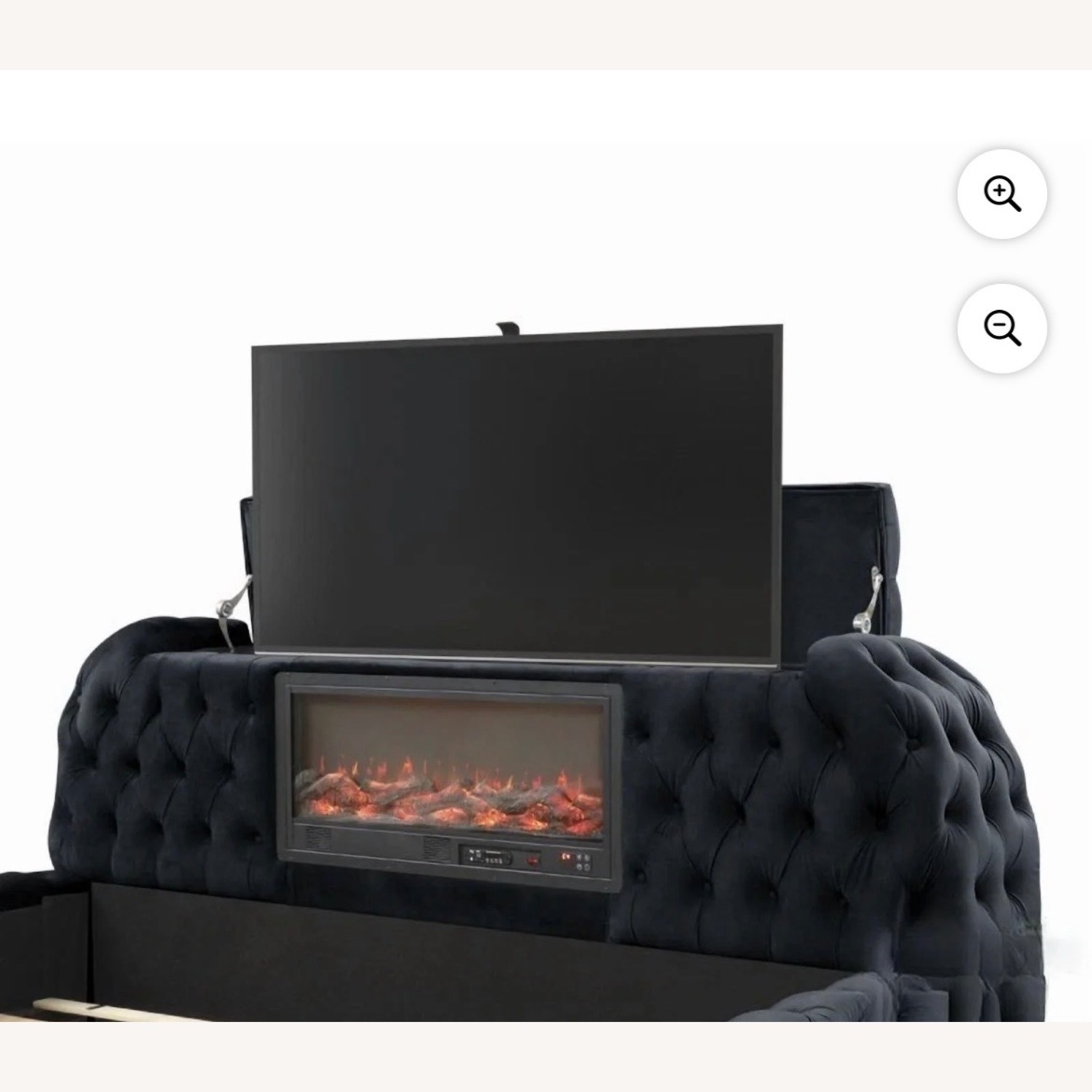 Black Velvet Headboard King   - image-3