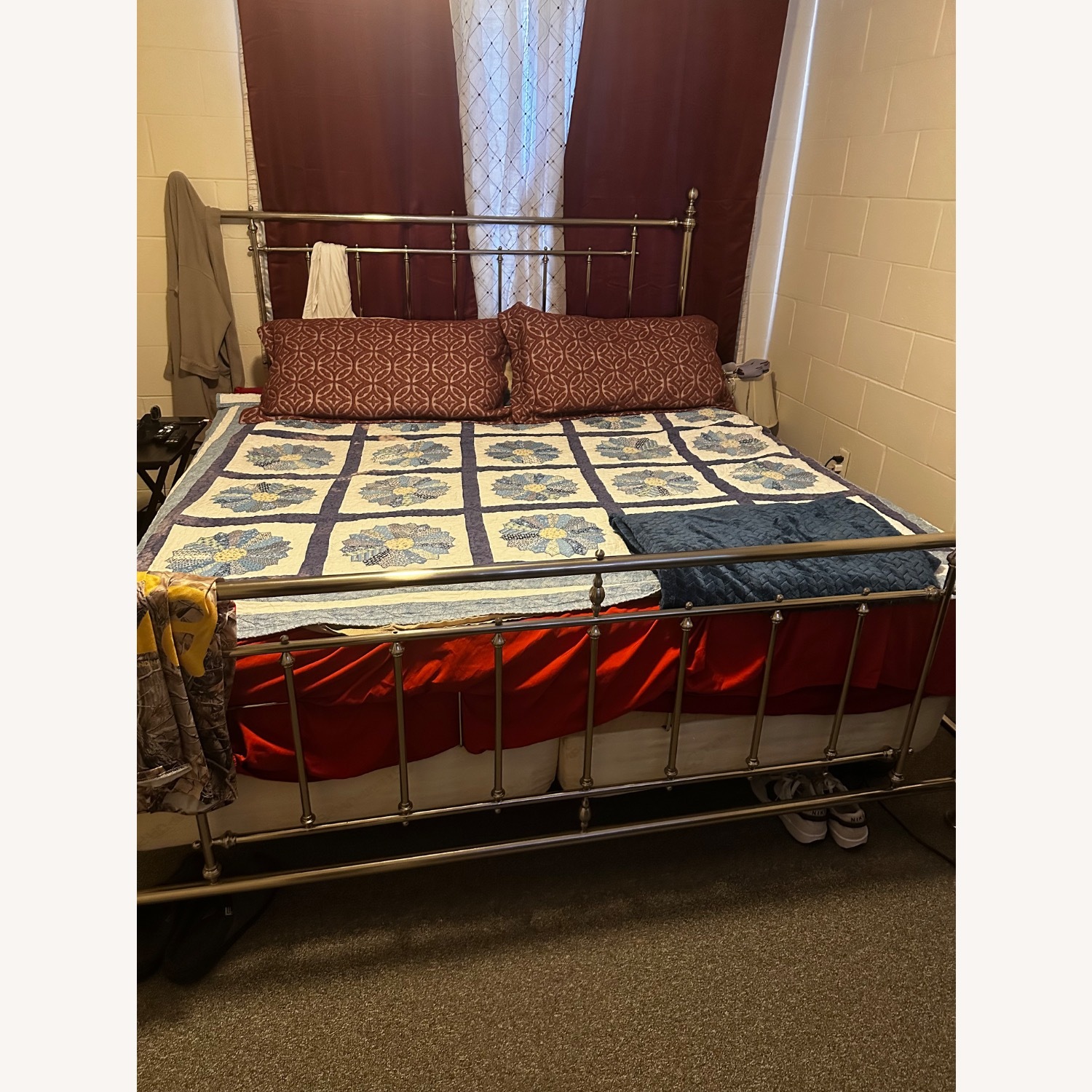 Tempur-Pedic White King Bed - image-1