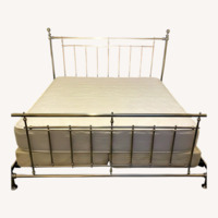 Tempur-Pedic White King Bed