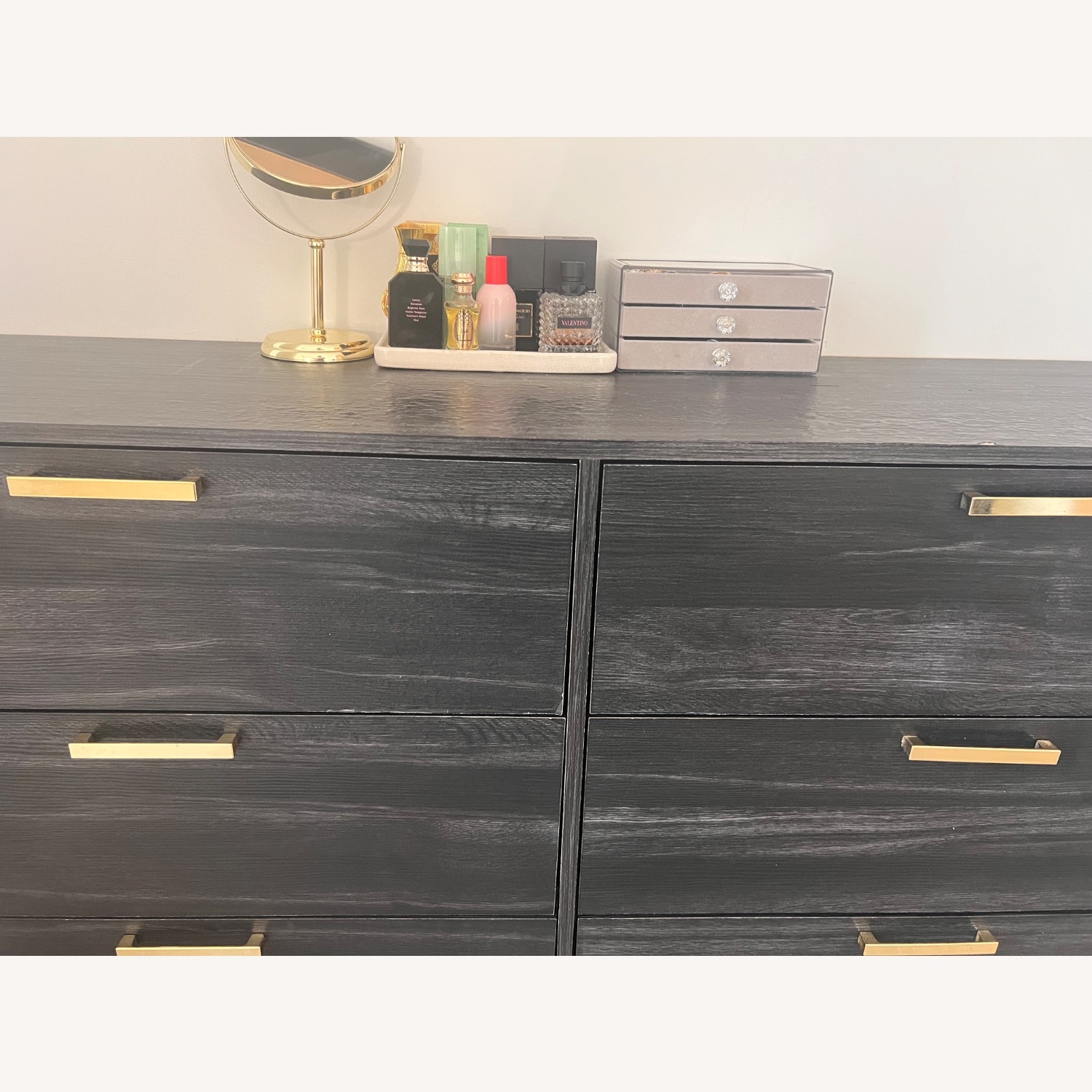 Wayfair Wade Logan Dark Gray Wood Dresser - image-5