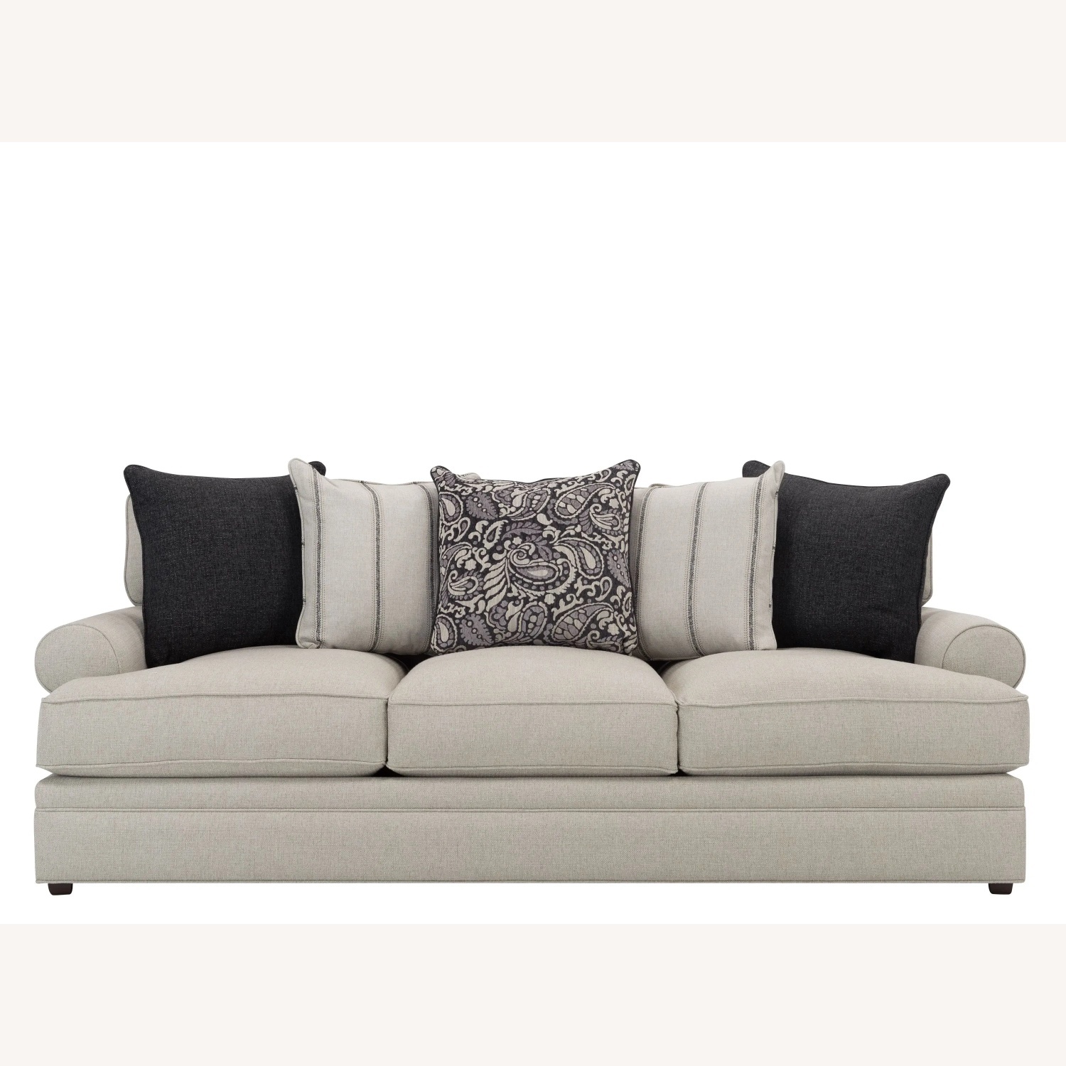 Raymour & Flanigan Light Gray 3+ Seater Sofa - image-4