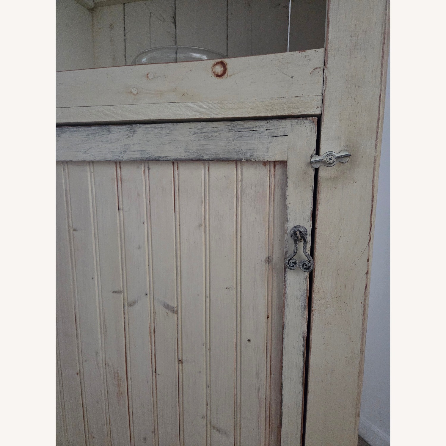 Vintage/Antique Finds White Wood Armoire - image-3