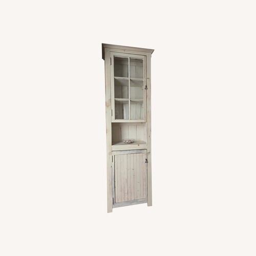Used Vintage/Antique Finds White Wood Armoire for sale on AptDeco