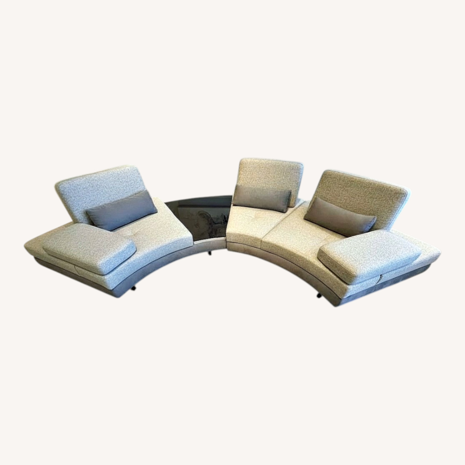 Lazzoni Mony Natural Fabric 3+ Seater Sofa - image-5