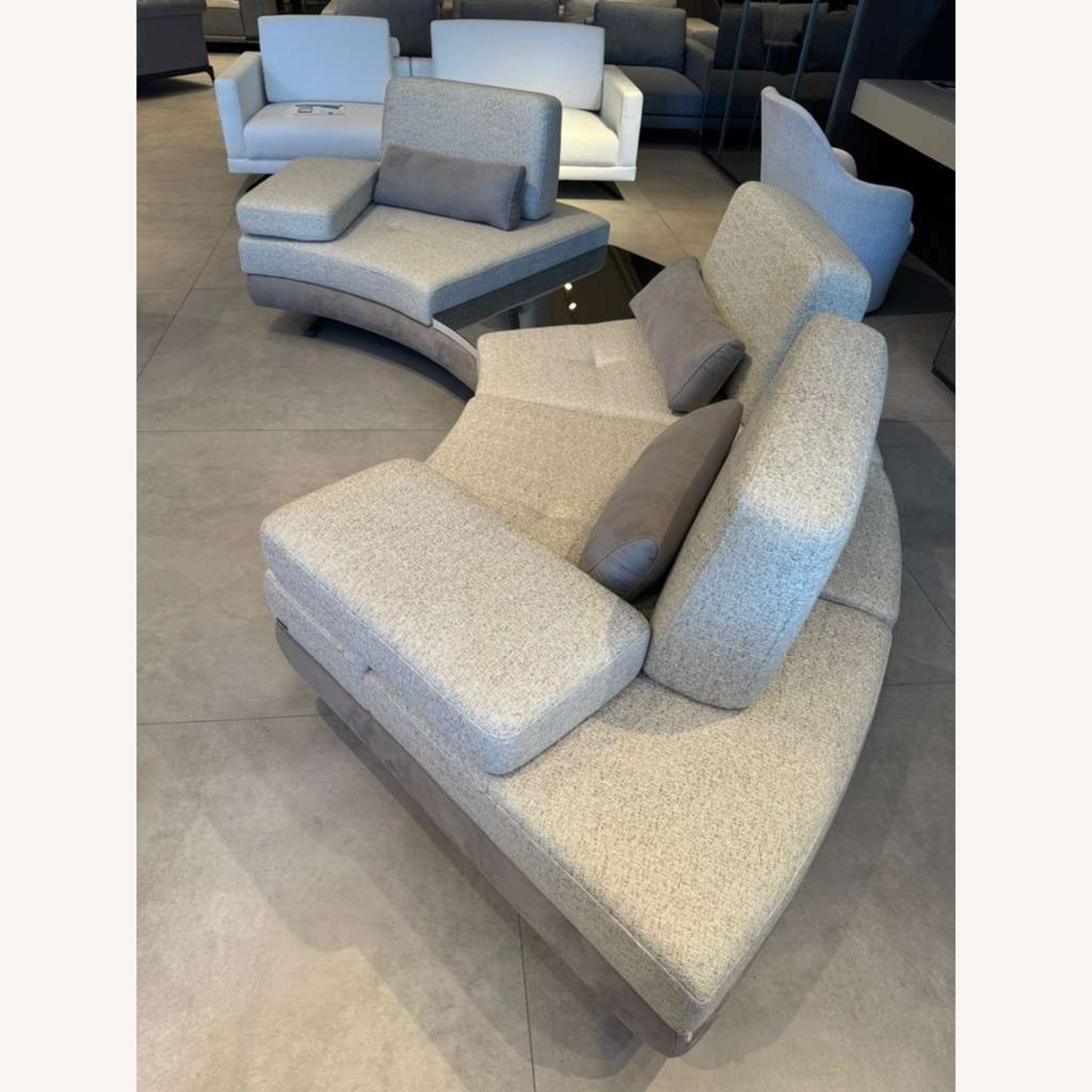 Lazzoni Mony Natural Fabric 3+ Seater Sofa - image-4