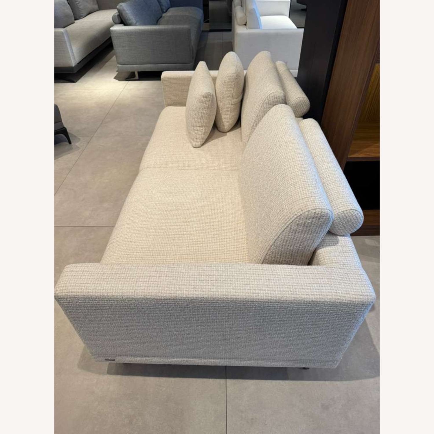 Lazzoni Mix Natural Fabric 2 Seater Sofa - image-5