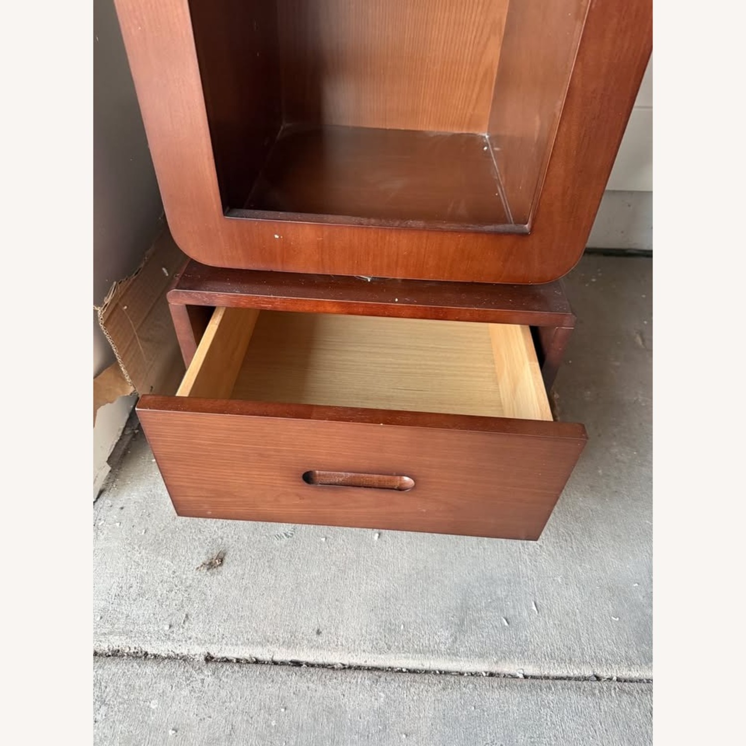 Hanzhi Dark Brown Wood Bookcase - image-5