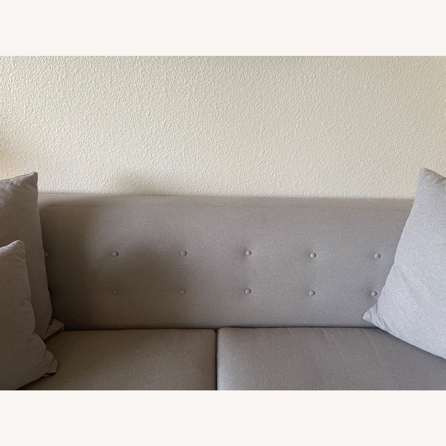 Macy's Heather Gray Devon Sofa  - image-3