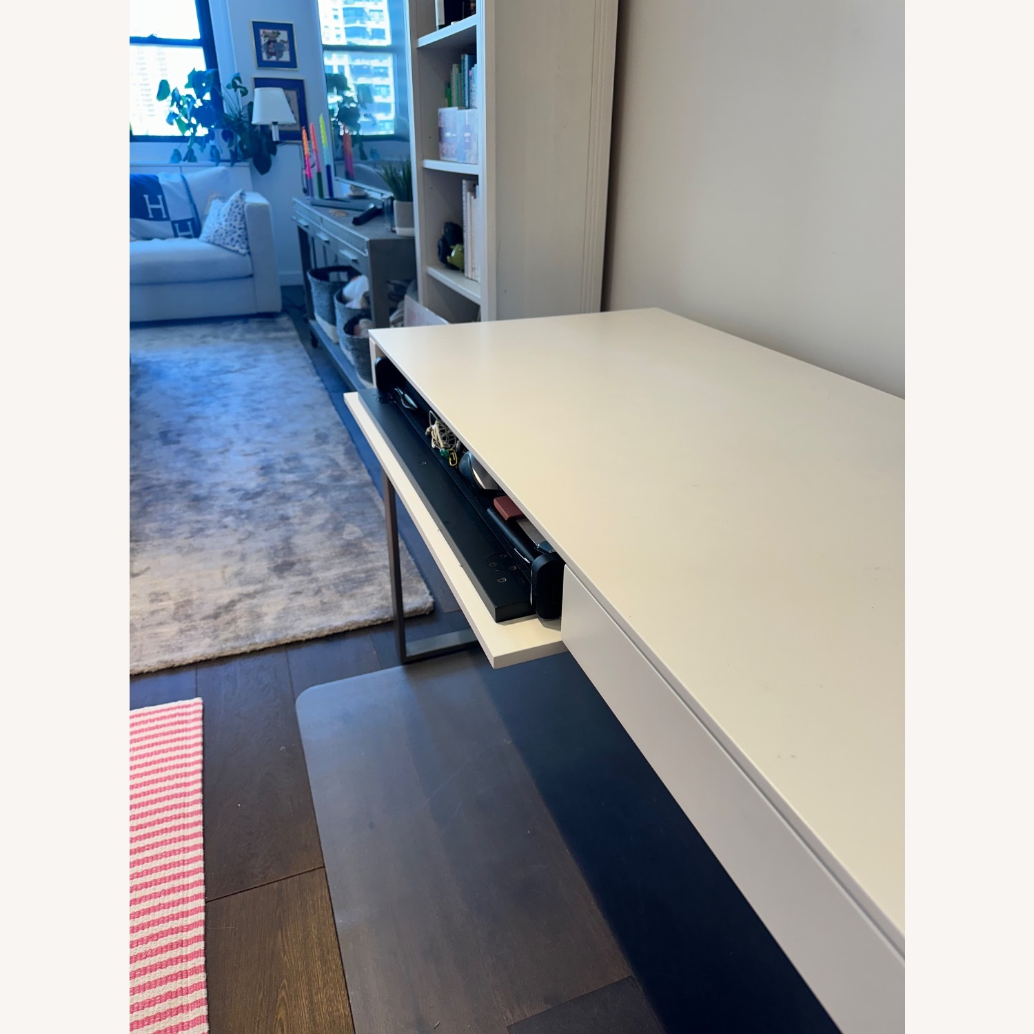 BDI Furniture Cascadia Desk White Metal Desk - image-3